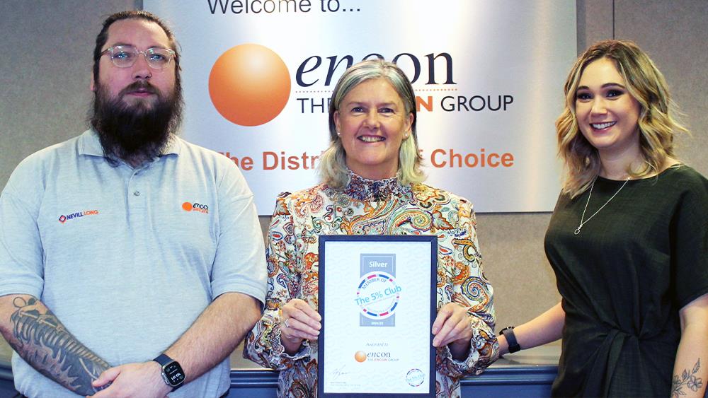 Encon becomes Silver Member of 5% Club image