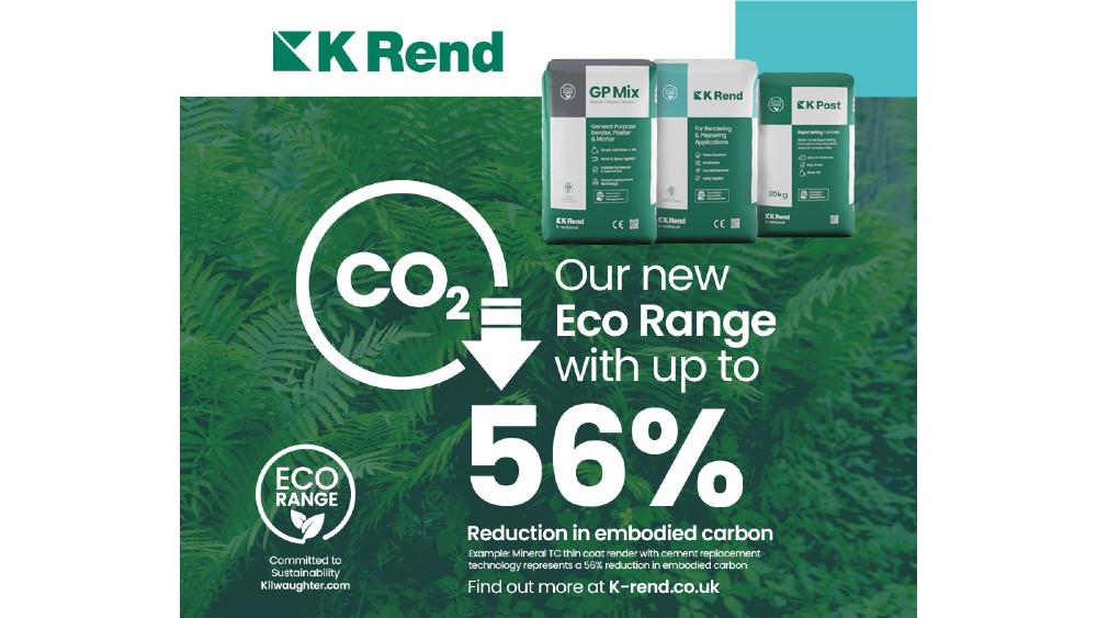 Kilwaughter Minerals Enhances Sustainability Offering with new K Rend Eco Range image