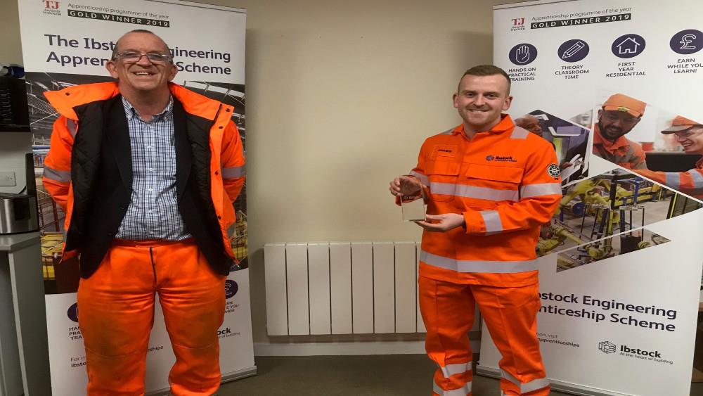 Ibstock Plc names James Dowson as its Apprentice of the Year image