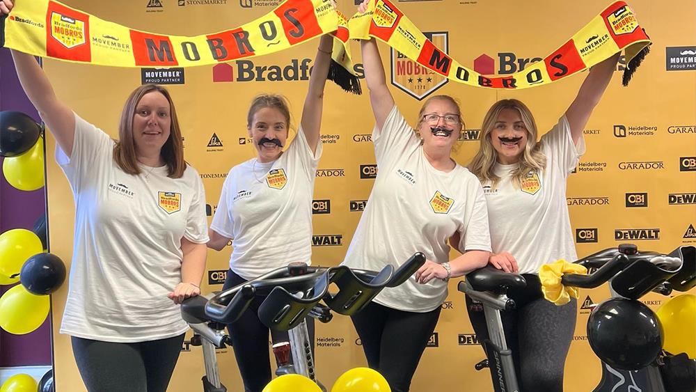 Bradfords named Europe’s third biggest Movember corporate fundraiser image