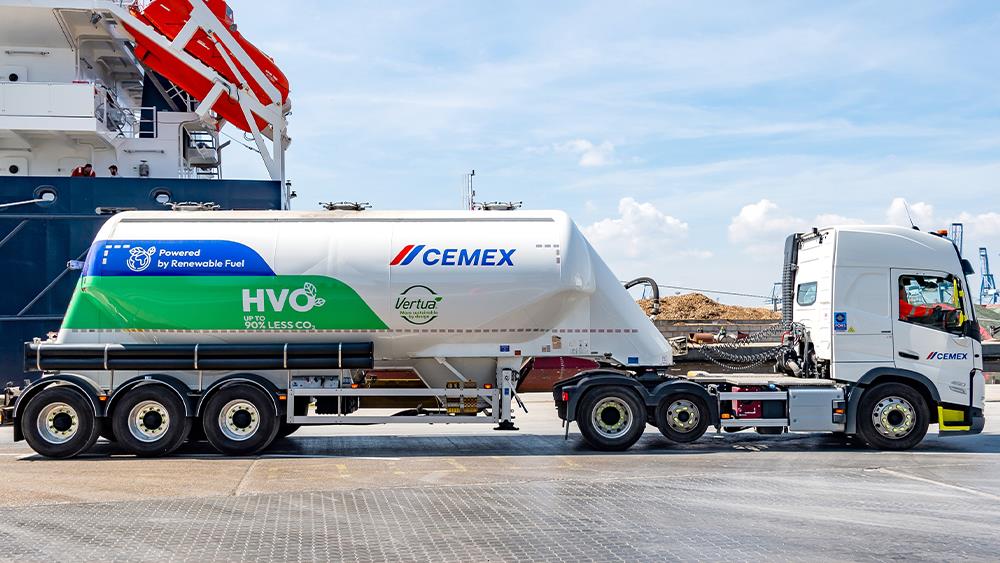 Cemex unveils the company's first HVO-powered vehicle  image
