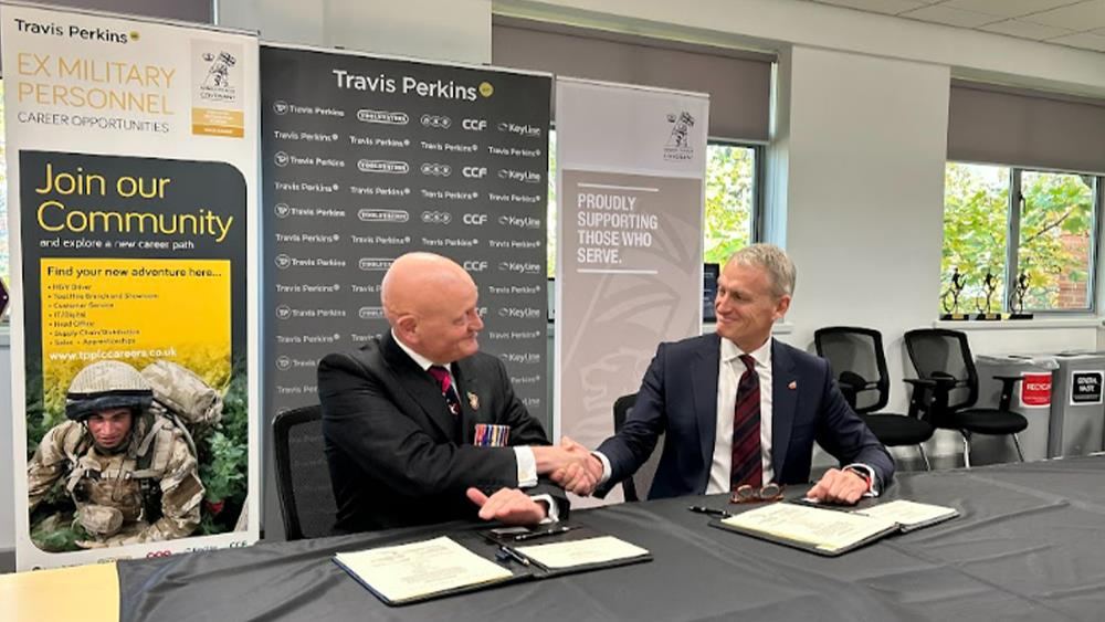 Travis Perkins re-signs Armed Forces Covenant image