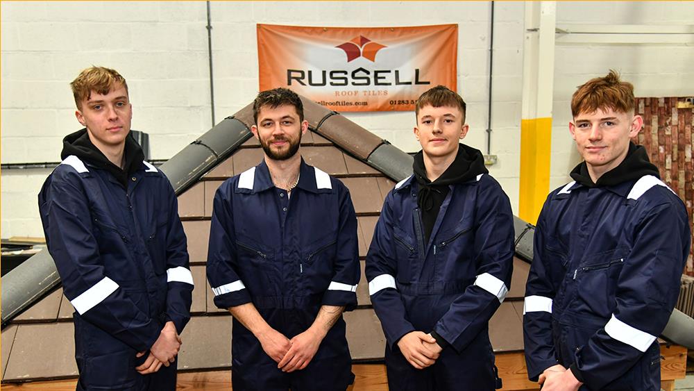 Builders' Merchants News - Russell Roof Tiles believes apprentices are the  future
