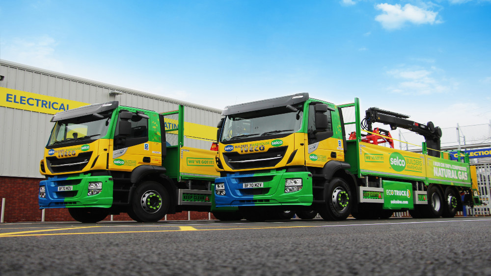 Builders' Merchants News - CNG vehicles enter the Selco fleet